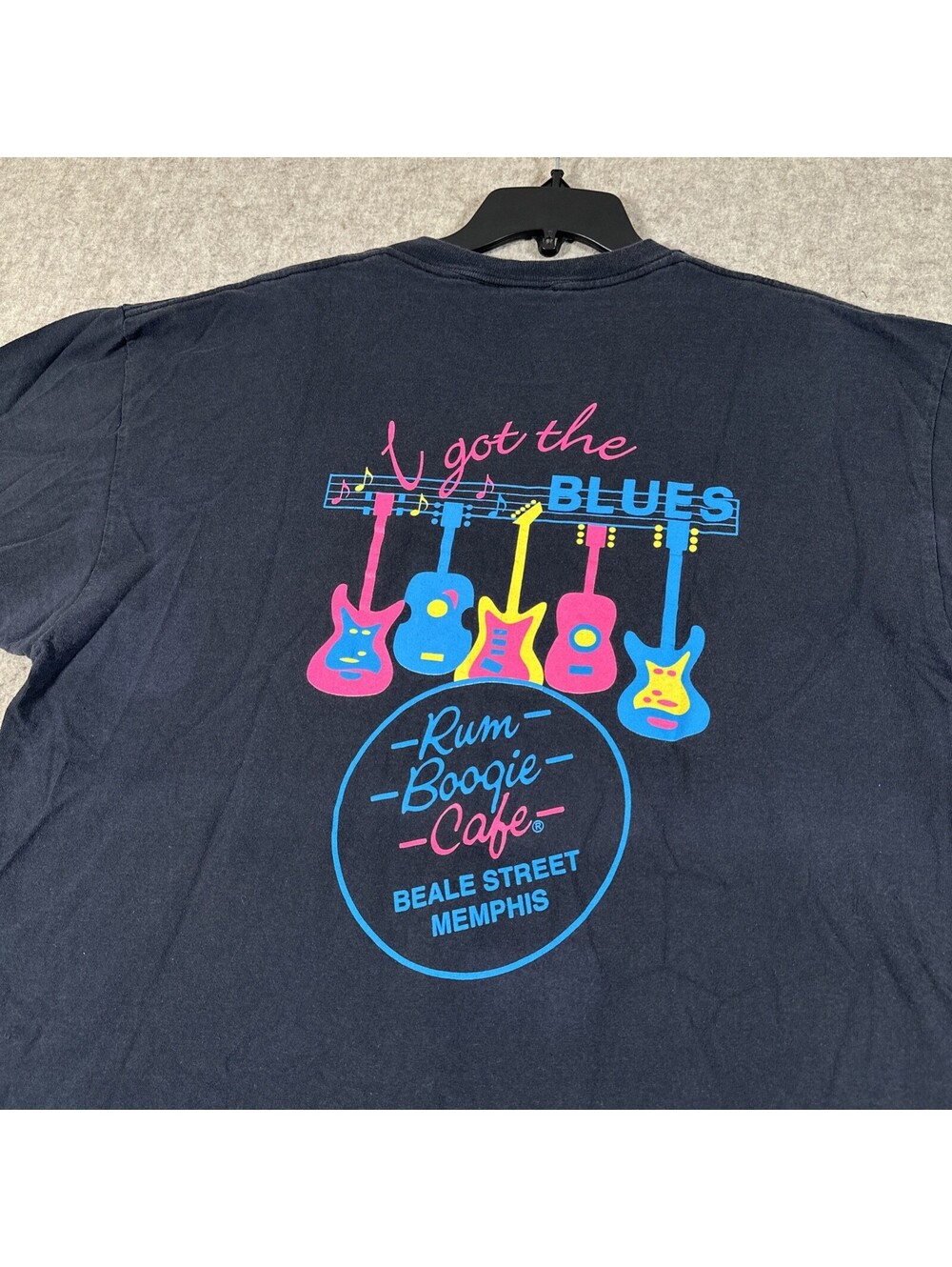 Vintage Rum Boogie Cafe T-Shirt XL? Black Beale Street Memphis  USA